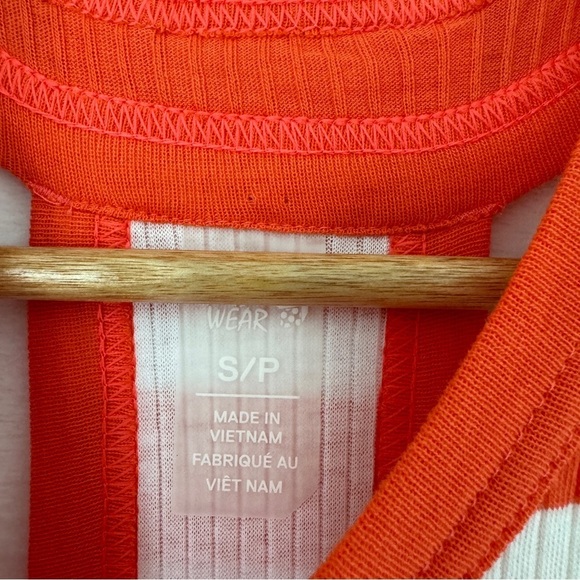 Mountain Hardwear Tank Dress Lookout Orange Coral Striped Dress Size Small NWT - Picture 8 of 10